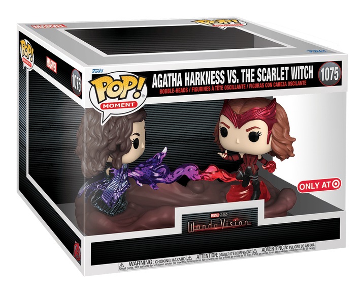Funko Pop! Moment: Marvel - Wanda Maximoff VS Agatha - WandaVision - Figura in Vinile da Collezione 9 cm - Idea Regalo per Fan delle Serie TV