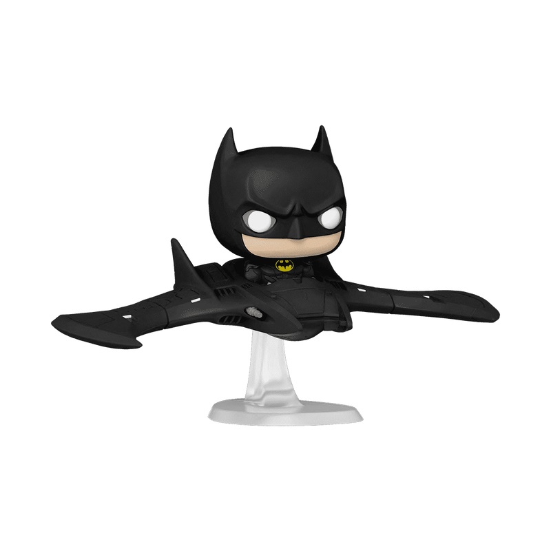 Funko Pop! Ride Super Deluxe: The Flash - Batman - Figura in Vinile da Collezione - Dimensioni 14 cm - Merchandising Ufficiale