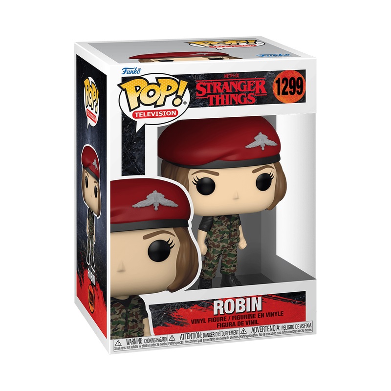 Funko Pop! Stranger Things - Robin Hunter - Figura in Vinile da Collezione - Altezza 9 cm - Merchandising Ufficiale