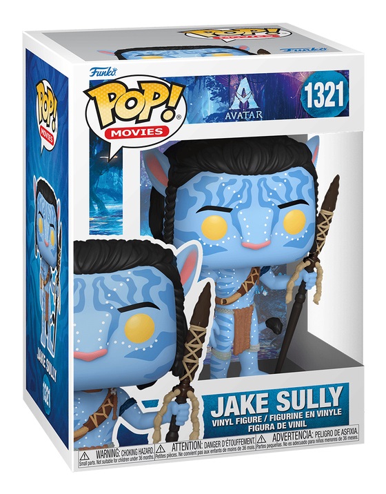 Funko Pop! Movies - Jake Sully - Avatar: The Way Of Water - Figura in Vinile da Collezione - Altezza 9 cm - Merchandising Ufficiale