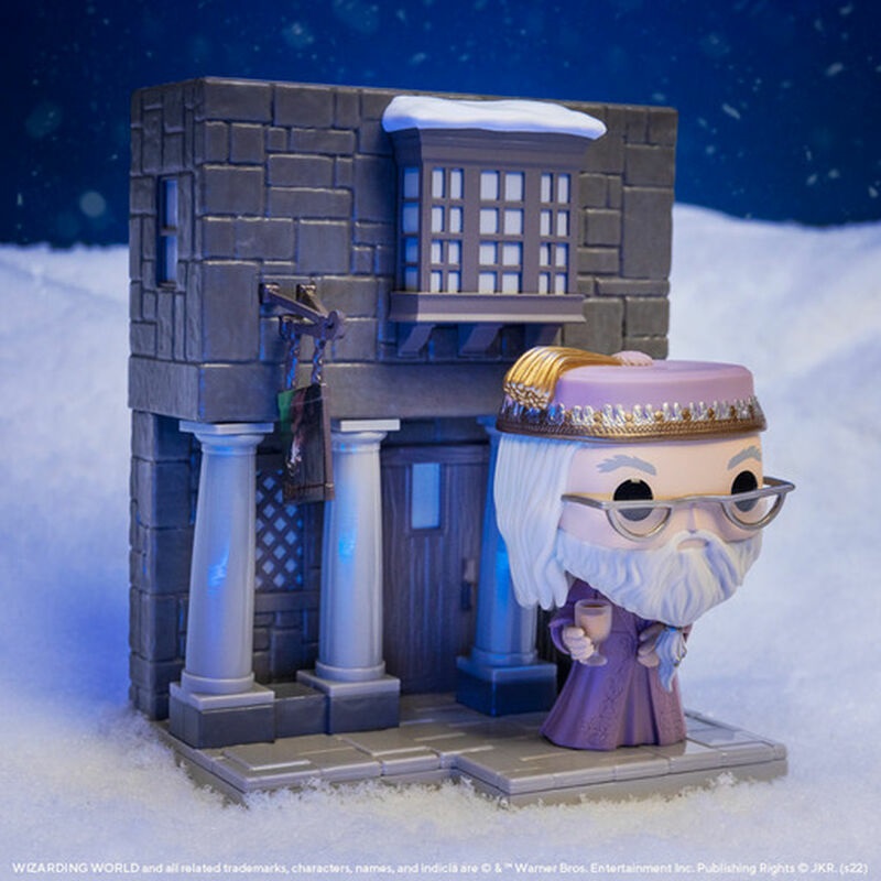 Funko Pop! Deluxe: Albus Dumbledore - Hogsmeade Hog's Head Inn - Figura in Vinile da Collezione - Altezza 9 cm - Merchandising Ufficiale