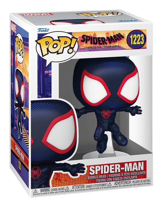 Funko Pop! Vinyl: Miles Morales - Spider-Man: Across The Spider-Verse - Figura in Vinile da Collezione - Altezza 10 cm - Merchandising Ufficiale - Idea Regalo