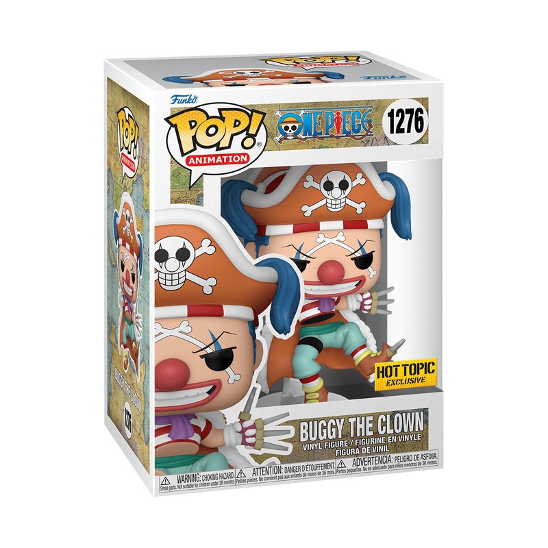 Funko Pop! Animation - Buggy the Clown #1276 - One Piece - Statuetta in Vinile 9 cm - Special Edition