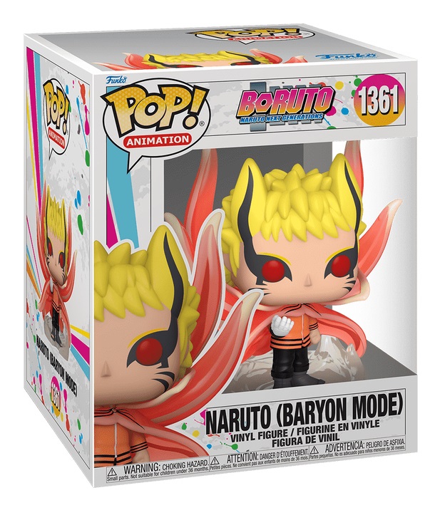 Funko Pop! Super - Naruto Uzumaki (Baryon Mode) - Figurina in Vinile da Collezione - Boruto: Naruto Next Generations - Altezza 15 cm