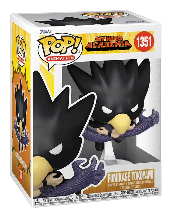 Funko Pop! Fumikage Tokoyami - My Hero Academia - Figura in Vinile da Collezione - Altezza 133,3 mm - Merchandising Ufficiale