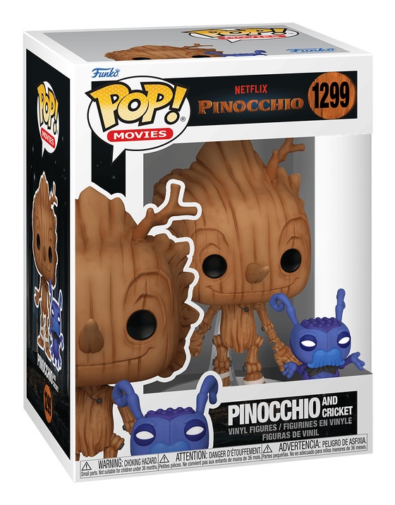 Funko Pop! Pinocchio e Il Grillo Parlante - Figura in Vinile da Collezione - Altezza 9,5 cm - Merchandising Ufficiale
