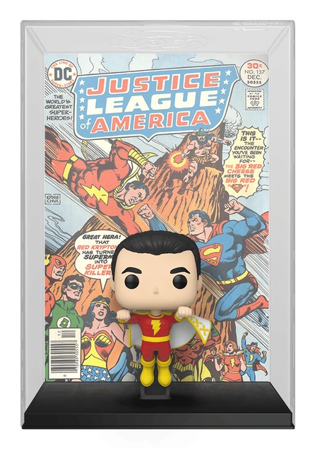 Funko Pop! Comic Cover - Shazam - Figura in Vinile da Collezione - Merchandising Ufficiale per Fan dei Fumetti