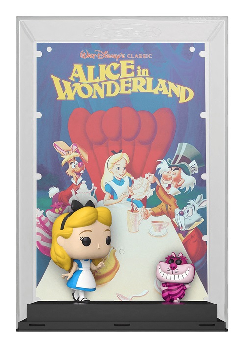 Funko Pop! Figura in Vinile Alice nel Paese delle Meraviglie con Stregatto - 9 cm - Disney 100th Anniversary