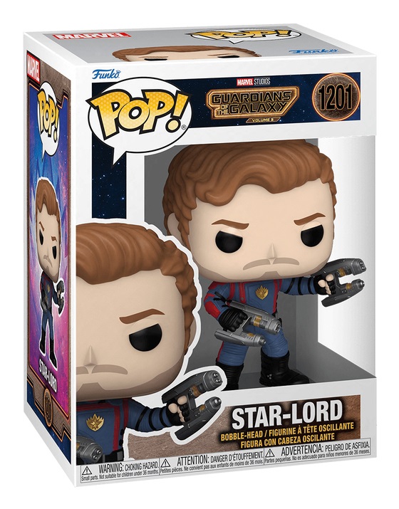 Funko Pop! Vinyl - Star-Lord - Guardians of the Galaxy Vol. 3 - Figura in Vinile da Collezione - Merchandising Ufficiale