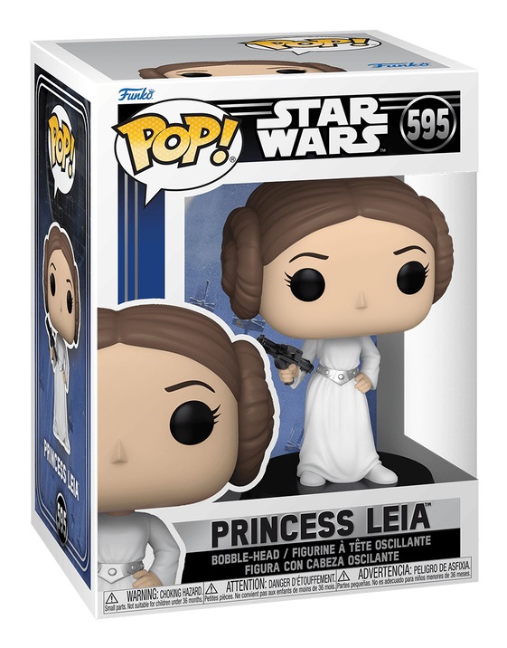 Funko Pop! Star Wars - Princess Leia - Figura in Vinile da Collezione - Altezza 9 cm - Merchandising Ufficiale