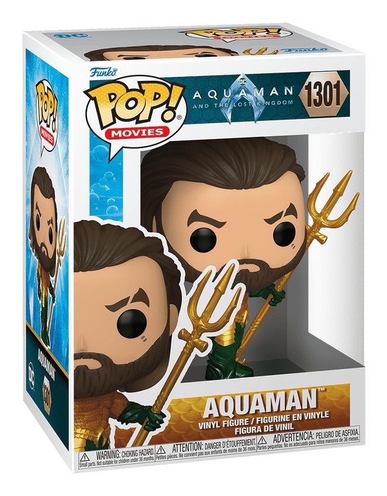 Funko POP! Movies: DC - Aquaman Hero Suit - Figura in Vinile da Collezione - Altezza 104,1 mm - Multicolore - Giocattolo per Bambini e Adulti