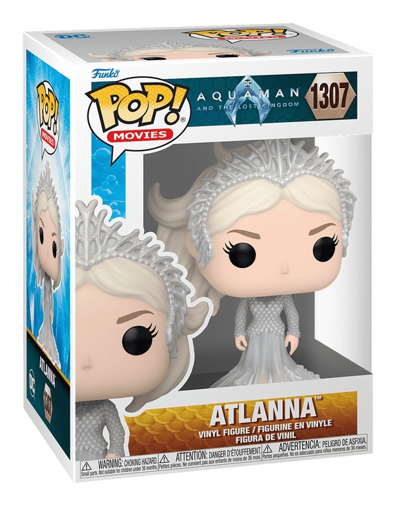 Funko Pop! Movies - Atlanna (Aquaman e il regno perduto) - Figura in Vinile da Collezione - Altezza 9,5 cm - Merchandising Ufficiale