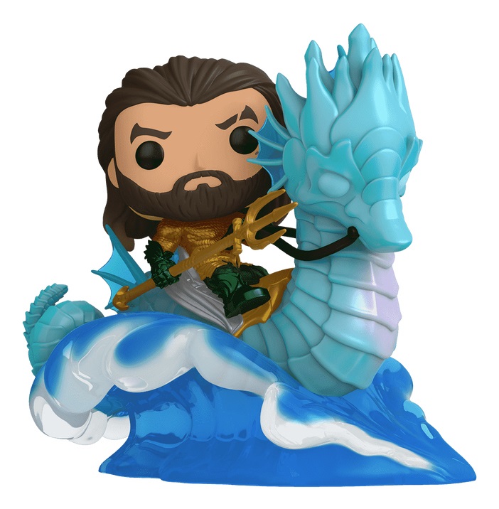 Funko POP! Ride Deluxe - DC Aquaman On Storm - Figura in Vinile da Collezione - Dimensioni 14 cm - Idea Regalo per Collezionisti