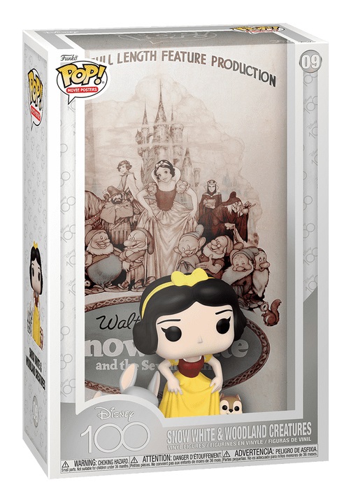 Funko Pop! 67580 - Figura in Vinile da Collezione Biancaneve - 43 cm - 100th Anniversary - Merchandising Ufficiale