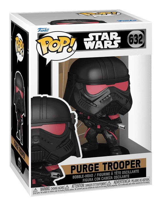 Funko Pop! Purge Trooper - Star Wars: Obi-Wan Kenobi S2 - Figura in Vinile da Collezione in Posa di Battaglia