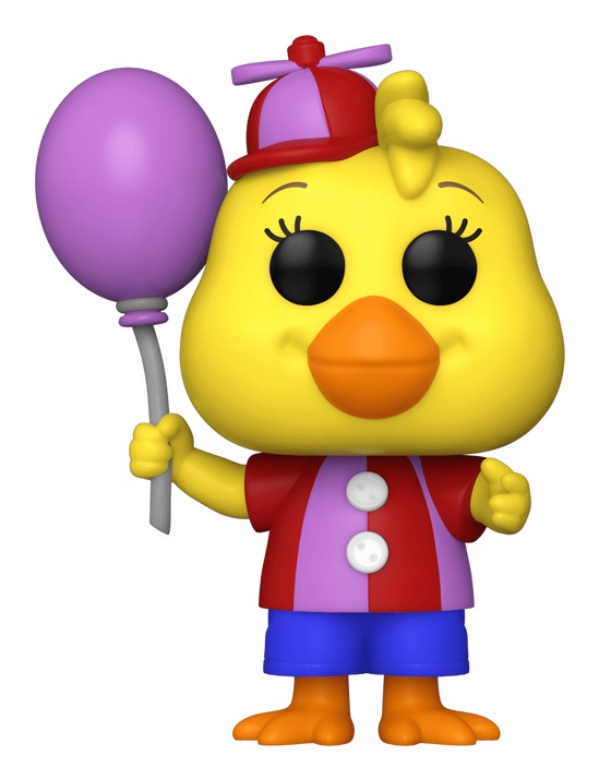 Funko Pop! Games: Five Nights At Freddy's - Balloon Chica The Chicken - Figura in Vinile da Collezione, Altezza 9,5 cm, Merchandising Ufficiale