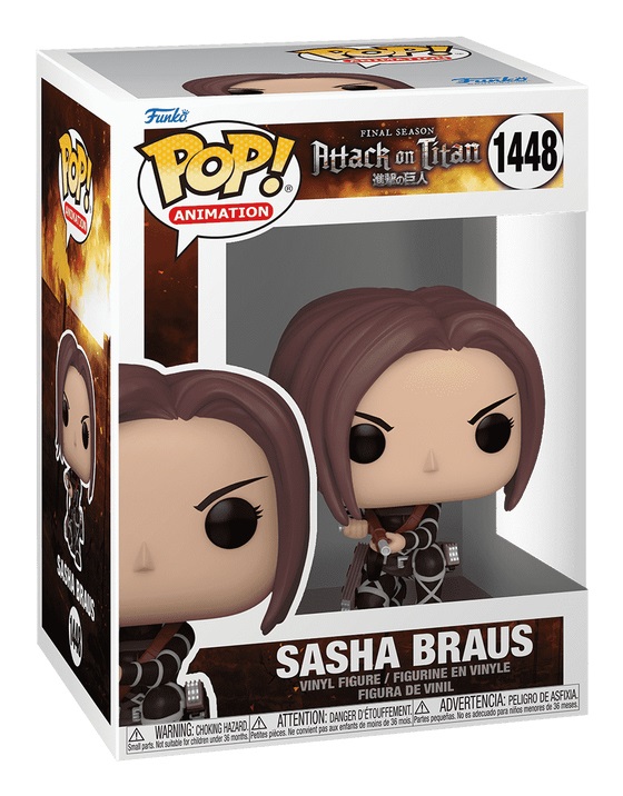 Funko Pop! Animation - Sasha Braus - Attack on Titan - Figura in Vinile da Collezione - Altezza 9,5 cm - Merchandising Ufficiale