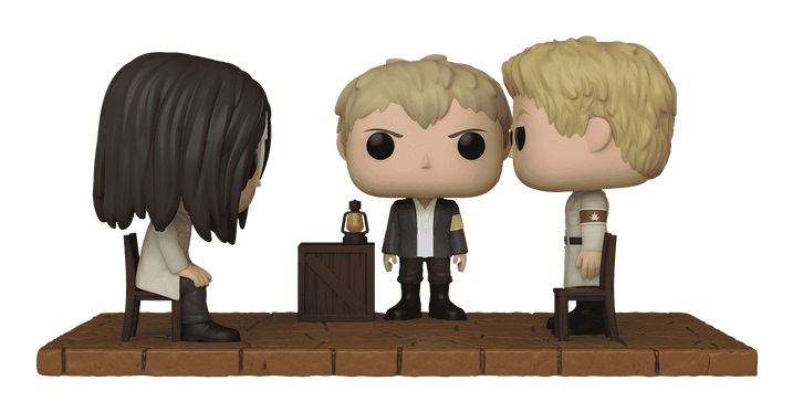 Funko Pop! Moment 67932 - Eren Jaeger Meets Reiner - Attack on Titan - Figura in Vinile da Collezione - Altezza 9,5 cm - Merchandising Ufficiale