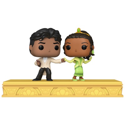 Funko Pop! Moment: Disney 100 - Princess Tiana & Naveen - Figura in Vinile da Collezione - Altezza 9,5 cm - Merchandising Ufficiale