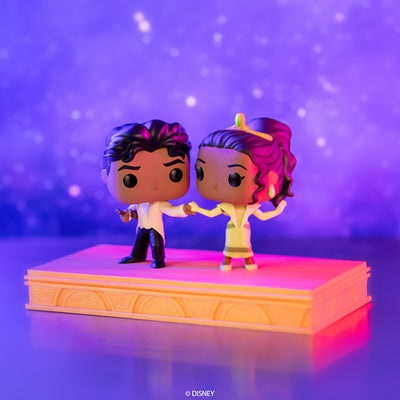 Funko Pop! Moment: Disney 100 - Princess Tiana & Naveen - Figura in Vinile da Collezione - Altezza 9,5 cm - Merchandising Ufficiale