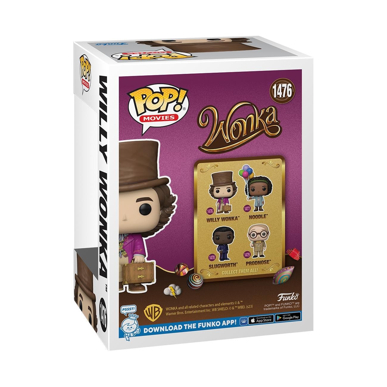 Funko Pop! Movies - Willy Wonka (Vinyl Figure 1476) - Figura da Collezione in Vinile Alta 9,5 cm