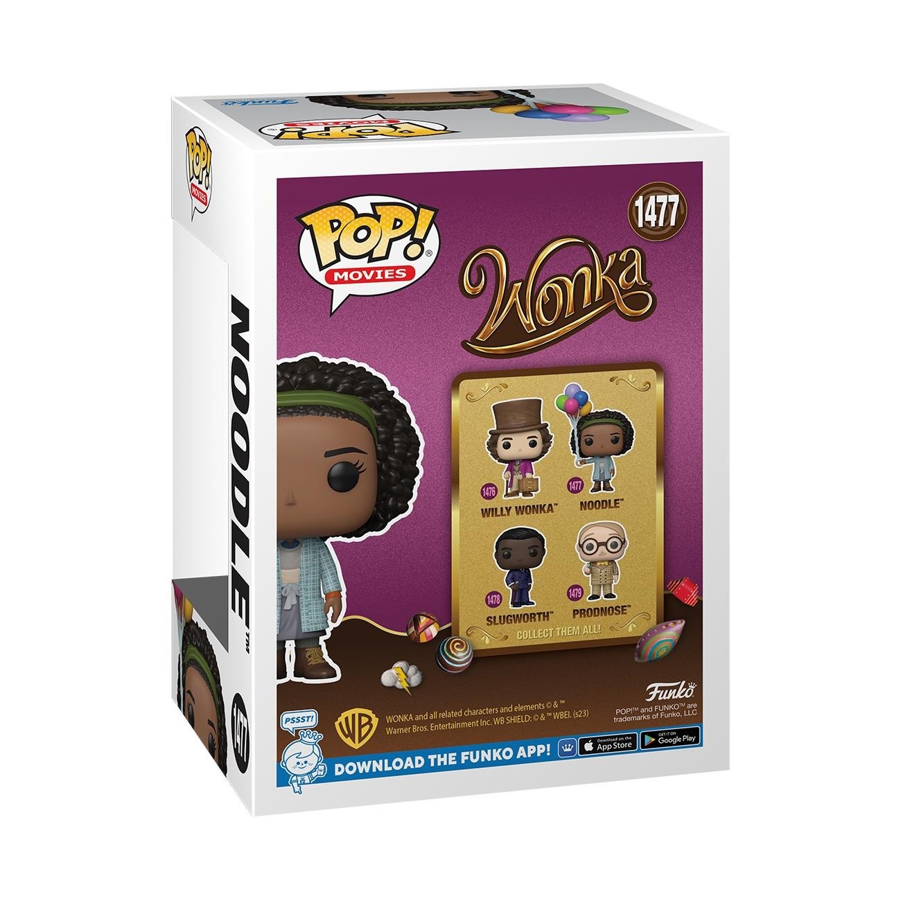 Funko Pop! Movies: Willy Wonka - Noodle - Figura in Vinile da Collezione - Codice 147 - Merchandising Ufficiale