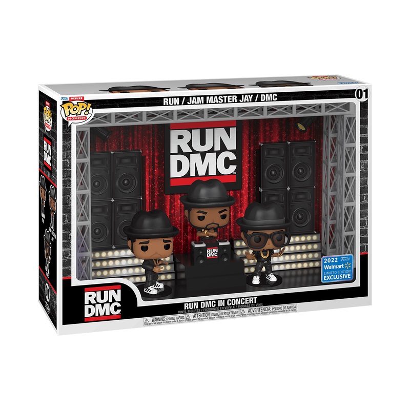 Funko Pop! Moments Deluxe - Run DMC Stage - Figura in Vinile da Collezione per Collezionisti e Fan della Musica