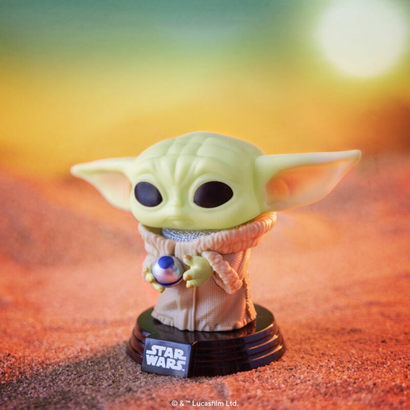 Funko Pop! Star Wars: BoBF - Grogu (The Child, Baby Yoda) con Armor - Figura in Vinile da Collezione - Idea Regalo
