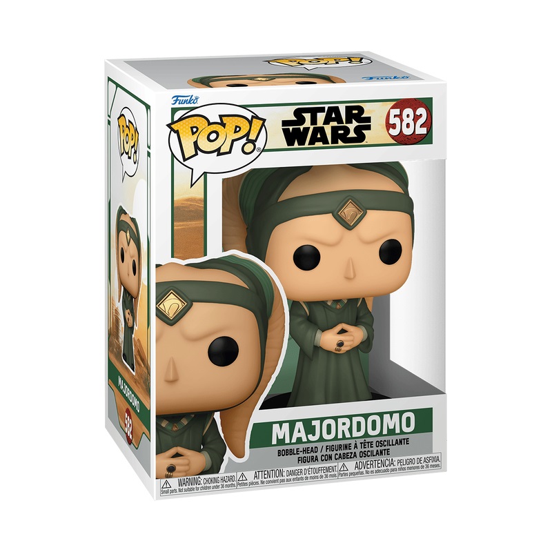Funko Pop! Star Wars: The Book of Boba Fett - Majordomo - Figura in Vinile da Collezione - Altezza 9,5 cm