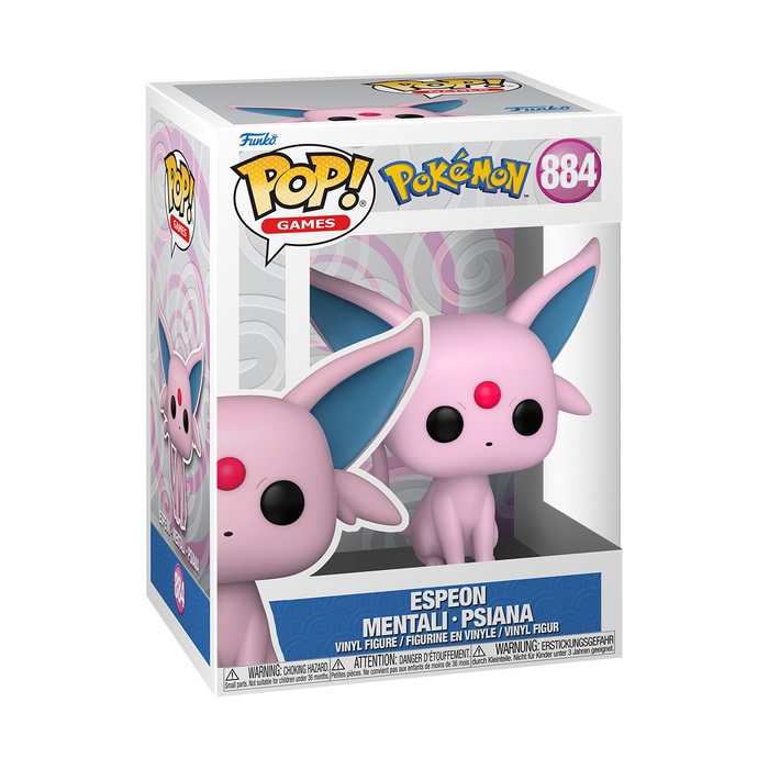 Funko POP! Games: Pokémon - Espeon - Figura in Vinile da Collezione - Altezza 9,5 cm - Merchandising Ufficiale - Idea Regalo per Bambini e Adulti