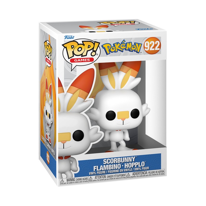 FUNKO POP! Pokémon - Scorbunny - Figura in Vinile da Collezione - Altezza 9,5 cm - Idea Regalo per Collezionisti
