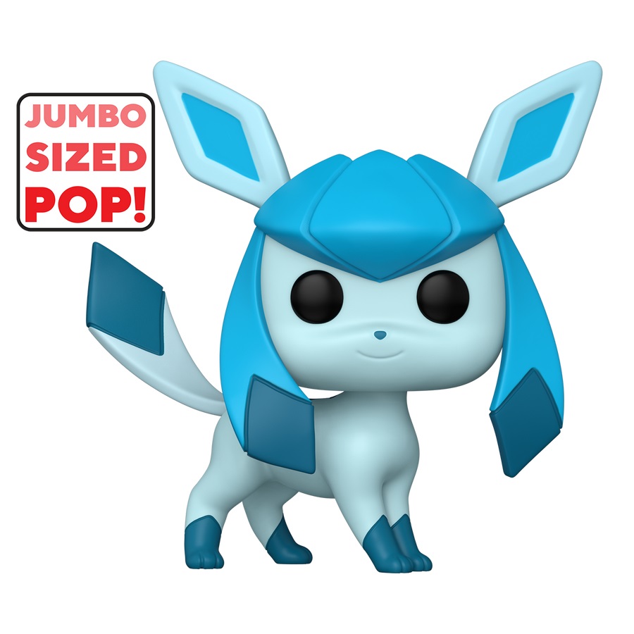 Funko Pop! Jumbo: Pokemon - Glaceon - Figura in Vinile da Collezione - Altezza 25,4 cm - Idea Regalo per Collezionisti e Fan