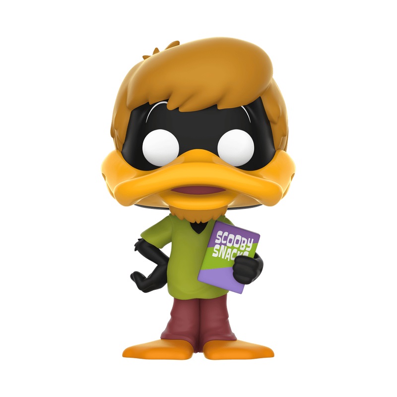 Funko Pop! Animation - Daffy Duck As Shaggy - Looney Tunes - Figura in Vinile da Collezione - Altezza 9,5 cm - Idea Regalo per Bambini e Adulti