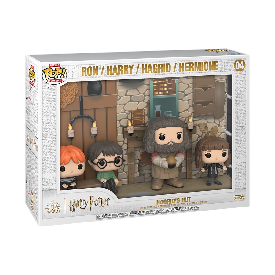 Funko Pop! Moments Deluxe Harry Potter - Hagrid's Hut 04 - Diorama in Vinile da Collezione 46 Cm