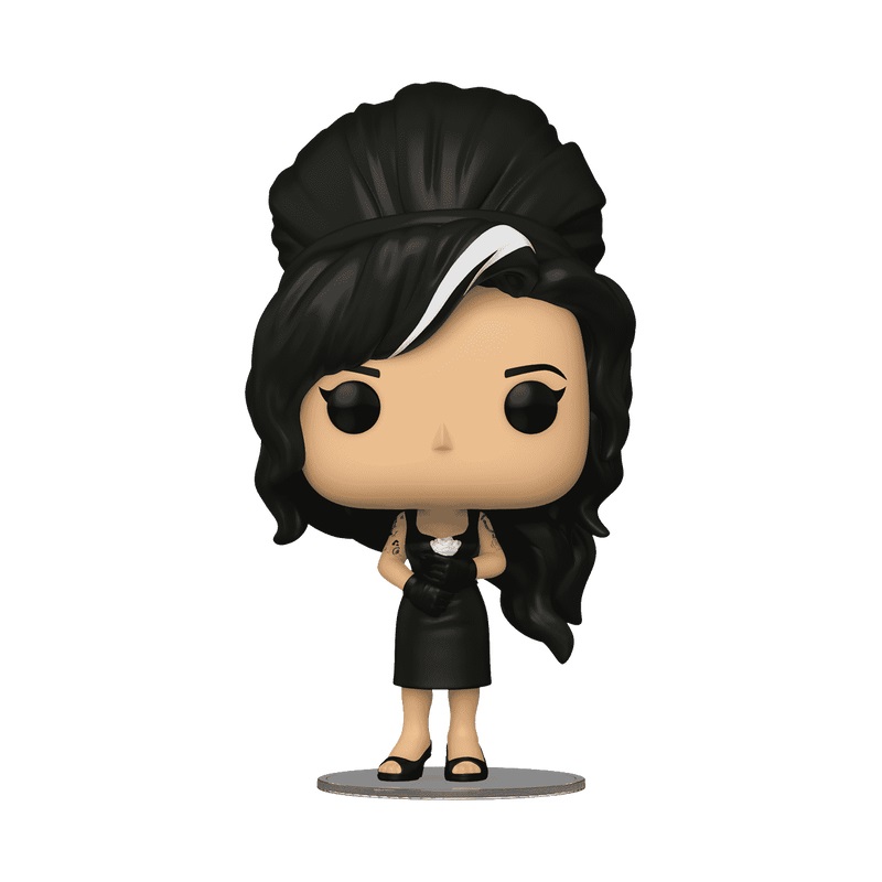 Funko Pop! Rocks: Amy Winehouse - Back to Black - Figura in PVC Collezionabile - Altezza 9 cm - Idea Regalo per Fan della Musica
