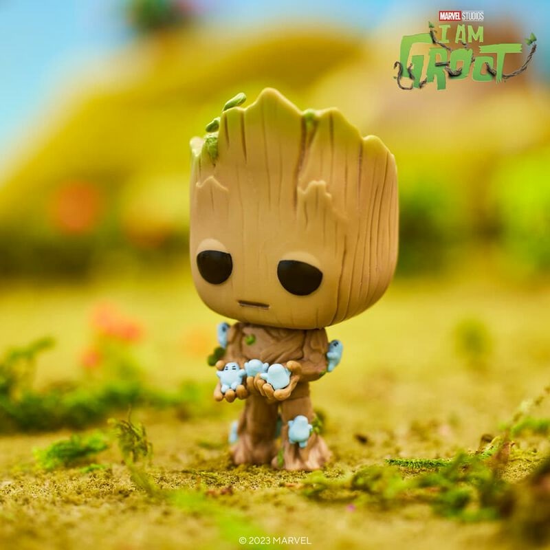Funko Pop! Groot with Grunds 70652 - Figura in Vinile da Collezione - Guardians Of The Galaxy - Altezza 83 mm - Ideale come Regalo