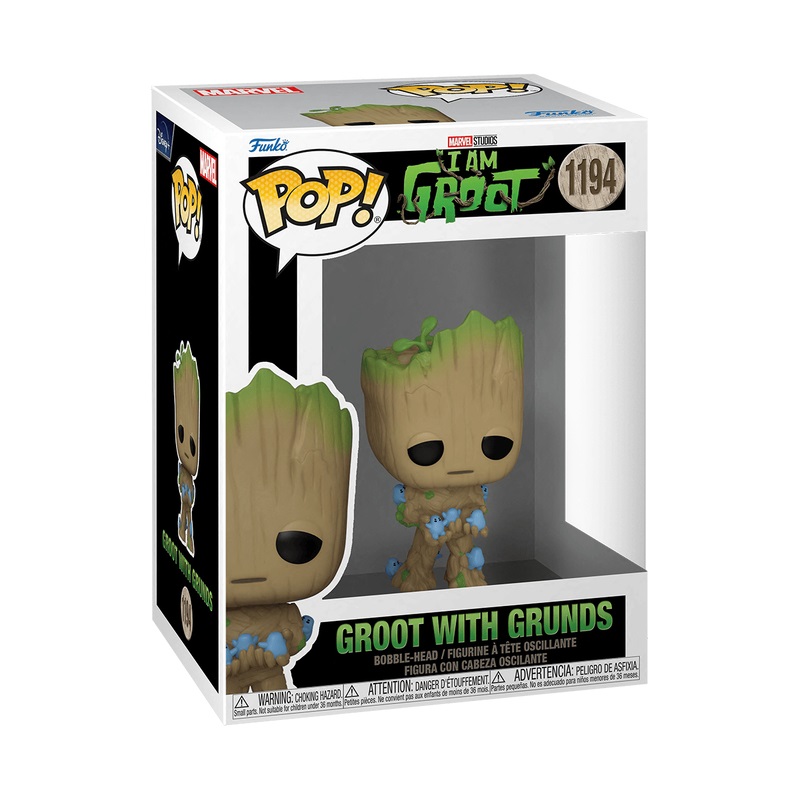 Funko Pop! Groot with Grunds 70652 - Figura in Vinile da Collezione - Guardians Of The Galaxy - Altezza 83 mm - Ideale come Regalo