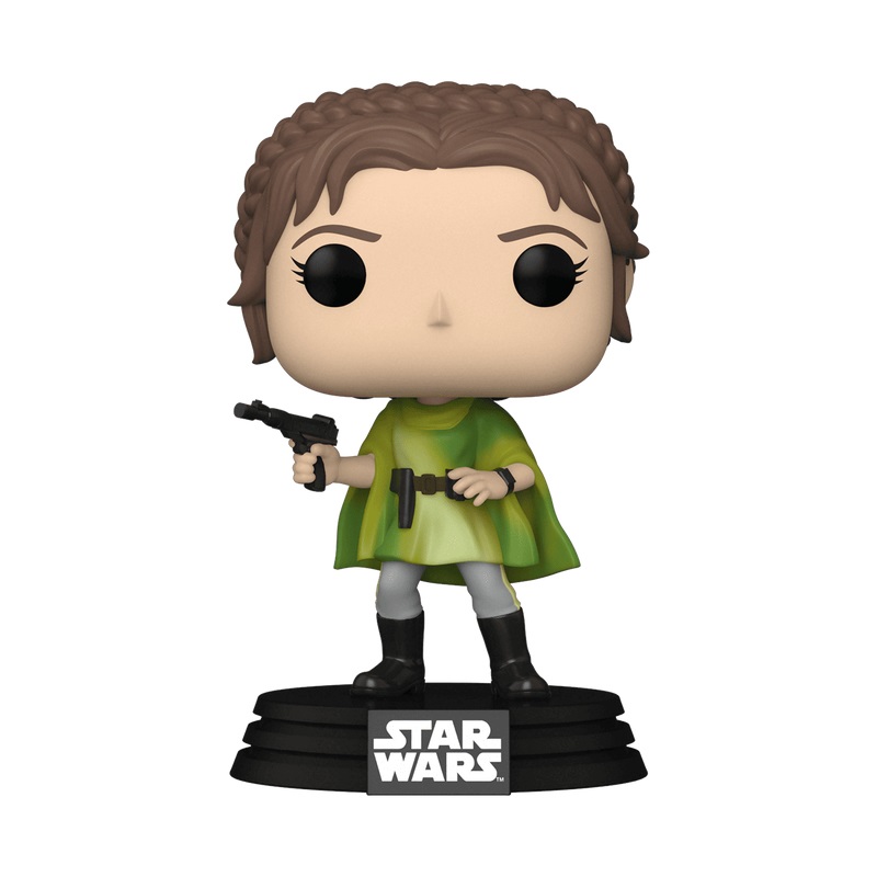 FUNKO POP! Star Wars Princess Leia - Personaggio in vinile da collezione 40° anniversario Il Ritorno dello Jedi - Altezza 9,5 cm