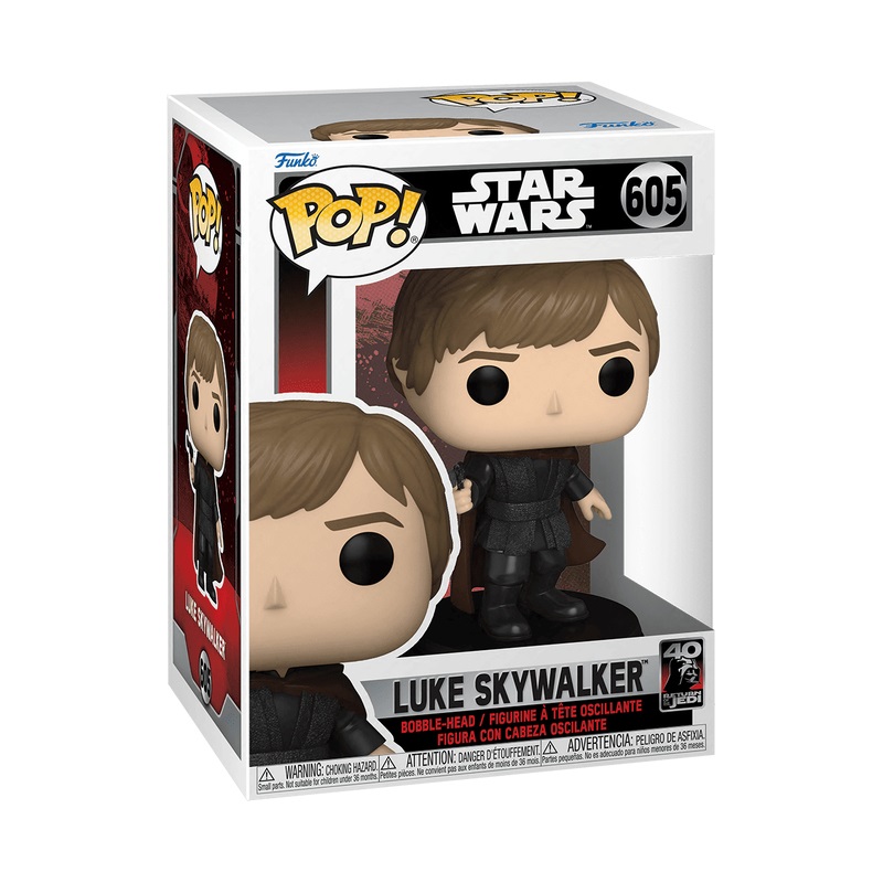 Funko Pop! Star Wars: Luke Skywalker 40th Anniversary - Figura in Vinile da Collezione, Altezza 112 mm, Adatta per Bambini e Collezionisti