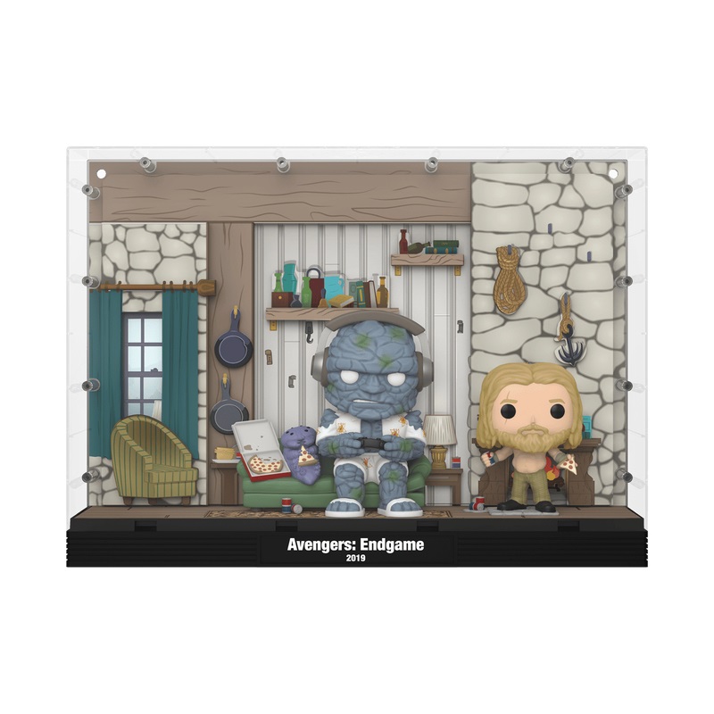 Funko Pop! Moments Deluxe - Marvel Avengers Endgame - Thor's House - Figura in Vinile da Collezione - Dimensioni 46 cm - Idea Regalo
