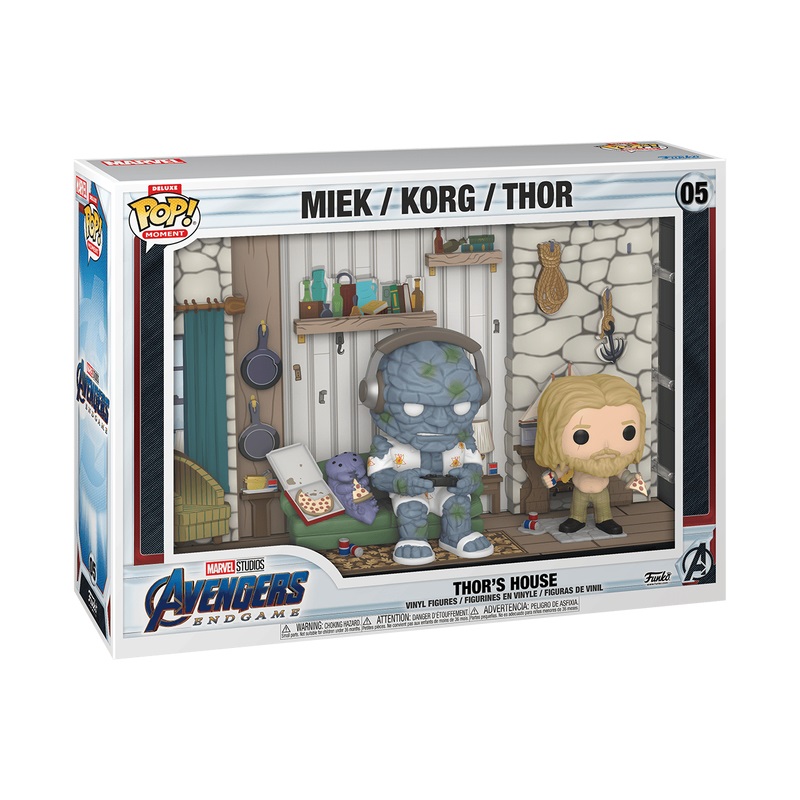 Funko Pop! Moments Deluxe - Marvel Avengers Endgame - Thor's House - Figura in Vinile da Collezione - Dimensioni 46 cm - Idea Regalo