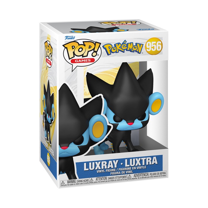 FUNKO POP! Games: Pokemon - Luxray - Figura in Vinile da Collezione - Altezza 9,5 cm - Merchandising Ufficiale - Idea Regalo per Collezionisti e Fan dei Video Games