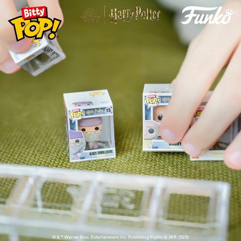 Funko Bitty Pop! Harry Potter - Albus Dumbledore™, Nearly Headless Nick™, Minerva McGonagall™ con Mini Figura Misteriosa - 0.9 Inch (2.2 Cm) - Collezionabili in PVC