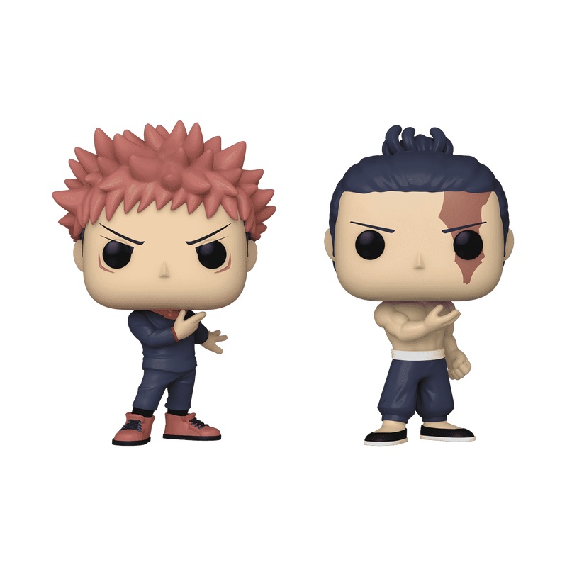 Funko POP! Animation - Jujutsu Kaisen S2 - 2 Pack Yuji Itadori & Aoi Todo - Figura in Vinile da Collezione - Altezza 114 mm - Merchandising Ufficiale