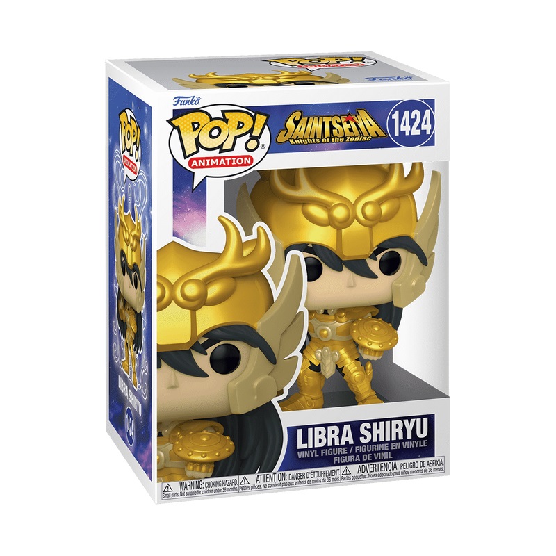 Funko Pop! Animation - Gold Libra Dragon Shiryu - Figura in Vinile da Collezione - Altezza 9 cm - Saint Seiya