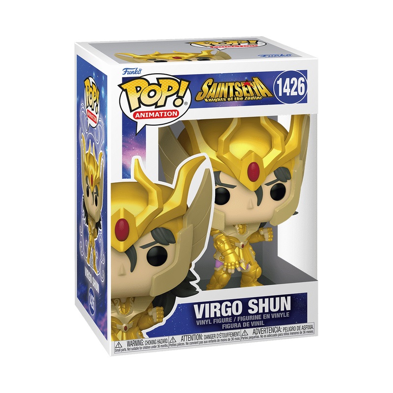 FUNKO POP! Animation - Gold Virgo Andromeda Shun - Figura in Vinile da Collezione - Altezza 113 mm - Ideale per Bambini e Adulti