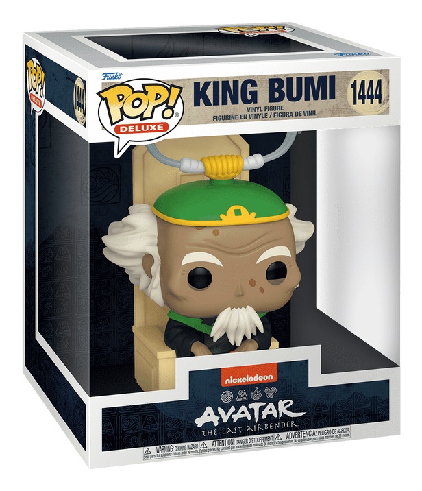 Funko Pop! Deluxe King Bumi - Figura in Vinile da Collezione - Avatar: The Last Airbender - Merchandising Ufficiale