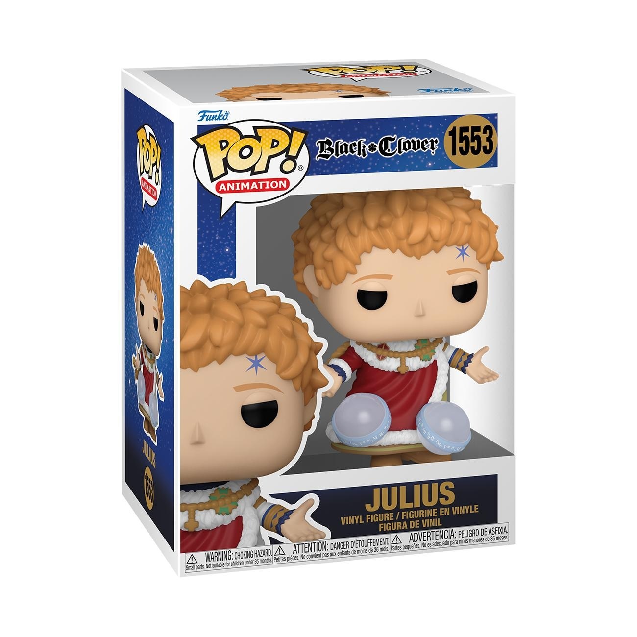 Funko Pop! Animation Black Clover - Julius Novachrono - Figura in Vinile da Collezione - Altezza 9,5 cm - Merchandising Ufficiale