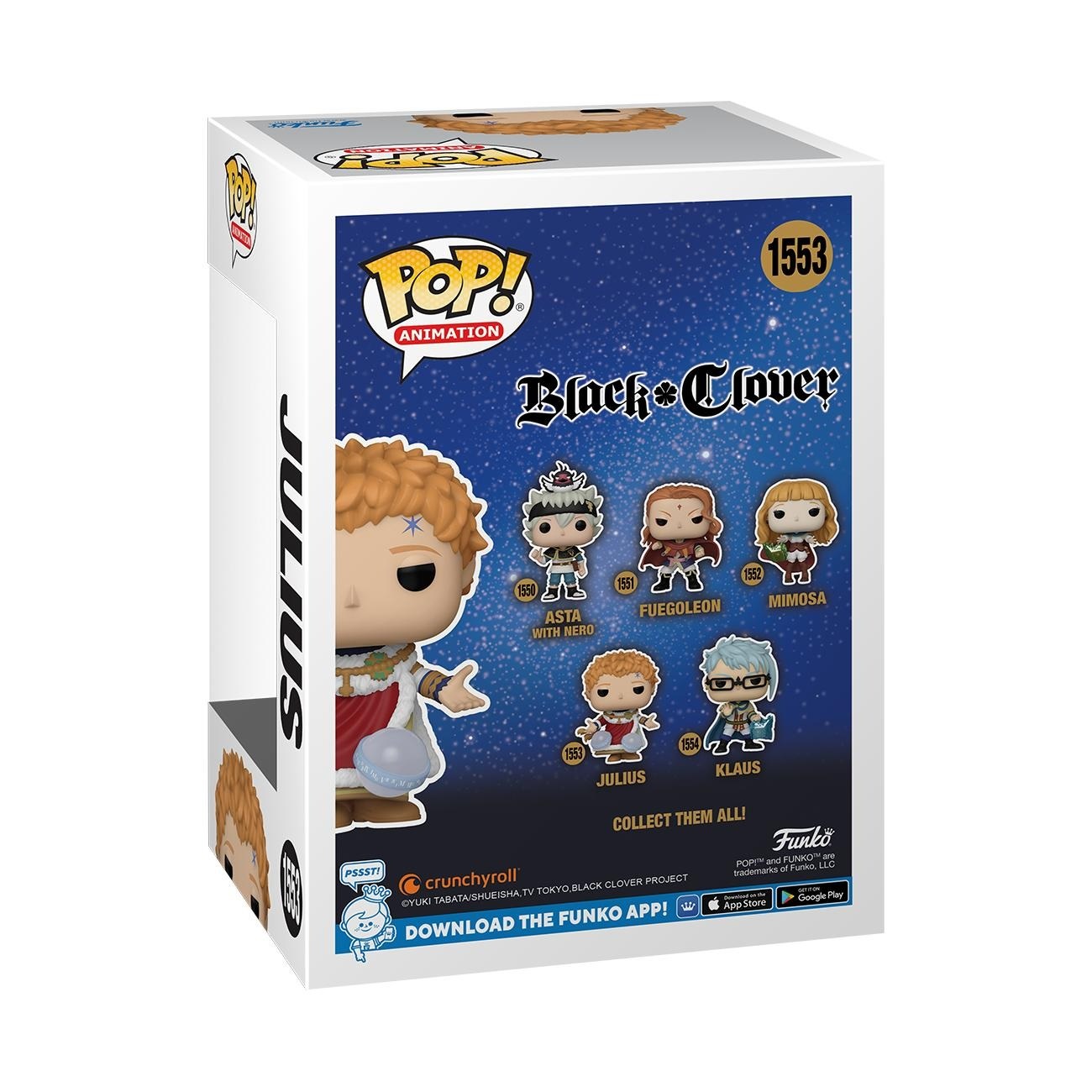 Funko Pop! Animation Black Clover - Julius Novachrono - Figura in Vinile da Collezione - Altezza 9,5 cm - Merchandising Ufficiale