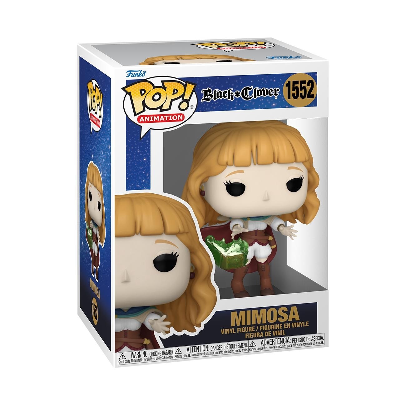 Funko POP! Animation: Black Clover - Mimosa Vermillion - Figura in Vinile da Collezione - Altezza 9,5 cm - Merchandising Ufficiale per Anime Fans